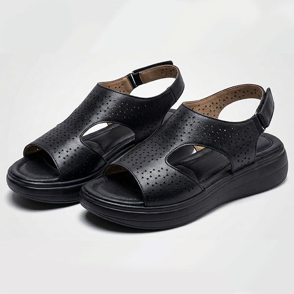 Sandalias en cuero confortable para dama®