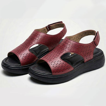 Sandalias en cuero confortable para dama®