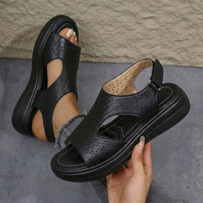 Sandalias en cuero confortable para dama®